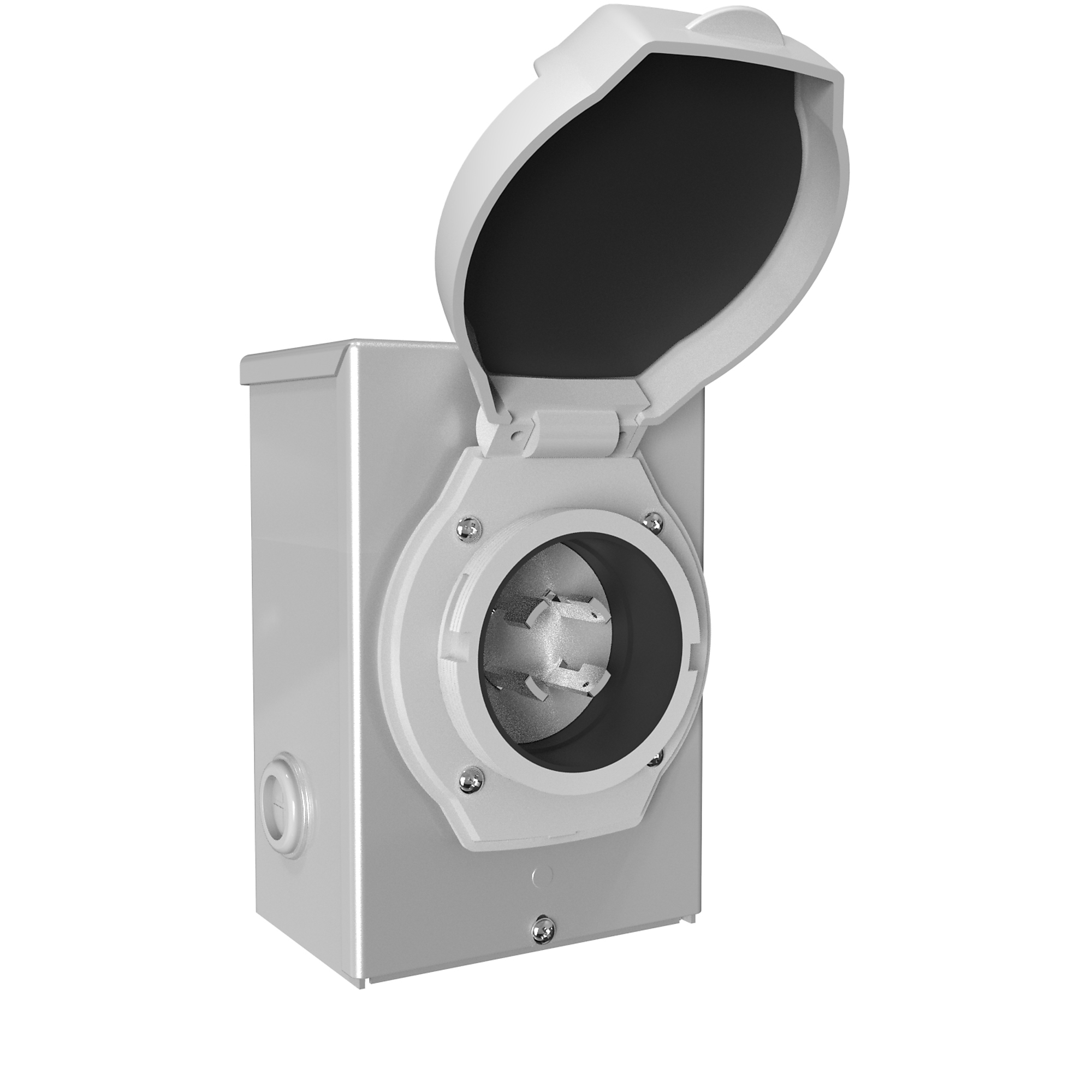 Power Sentry 30A Metal Generator  Inlet Box L14-30P